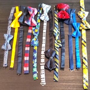 12 Boys Bowties various colors